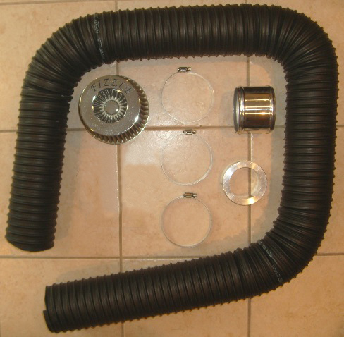 Fizzle 4" air intake kit